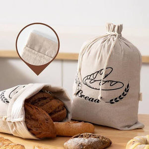 Classica Brunswick Bakers Reusable Linen Bread Bag