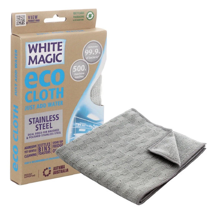 White Magic Eco Cloth - Stainless Steel - ZOES Kitchen