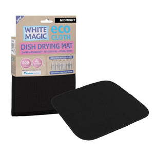 White Magic Eco Cloth Dish Drying Mat - Midnight - ZOES Kitchen