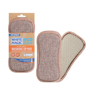 White Magic Eco Cloth Washing Up Pad - Pebble - ZOES Kitchen