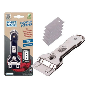 White Magic Cooktop Scraper - ZOES Kitchen