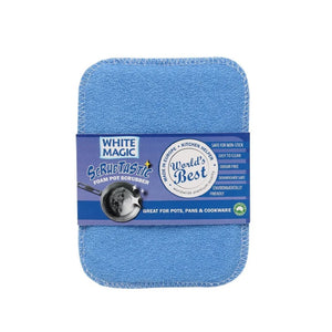 White Magic Scrubtastic Foam Scrubber - Assorted Colours - ZOES Kitchen