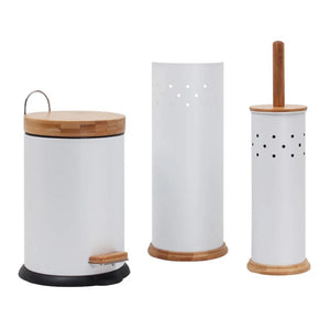 Eco Basics 3 In 1 Bathroom Set - White - ZOES Kitchen