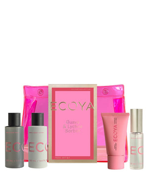 Ecoya Holiday Collection On Holiday Travel Gift Set - Guava & Lychee - ZOES Kitchen