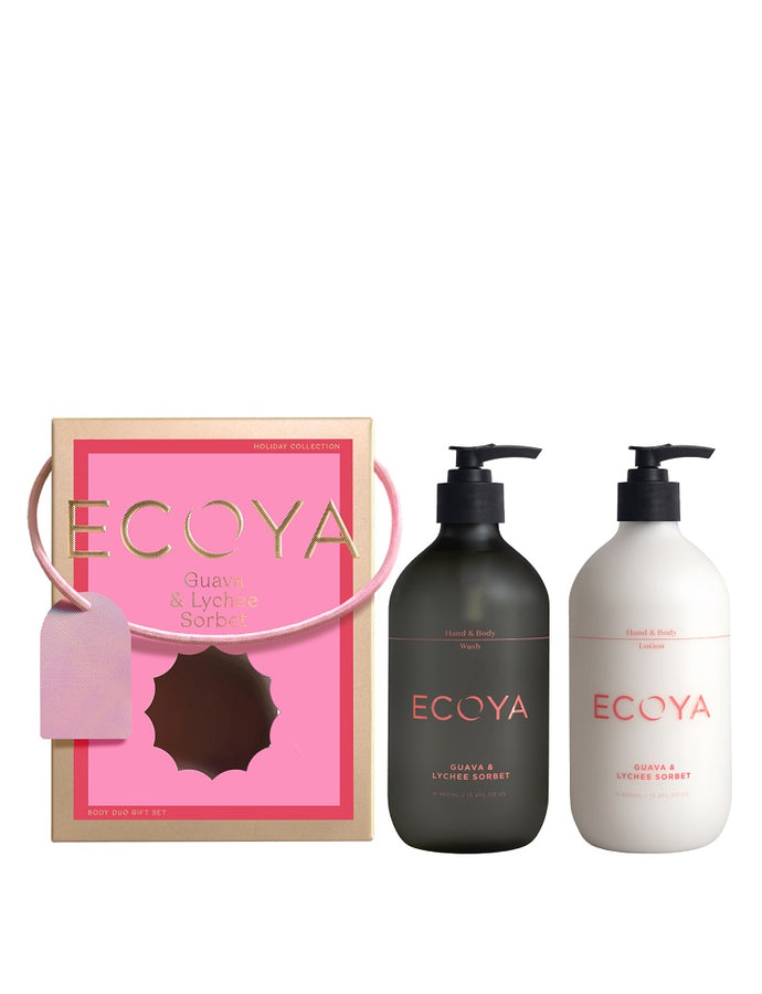 Ecoya Holiday Collection Body Care Gift Set - Guava & Lychee - ZOES Kitchen