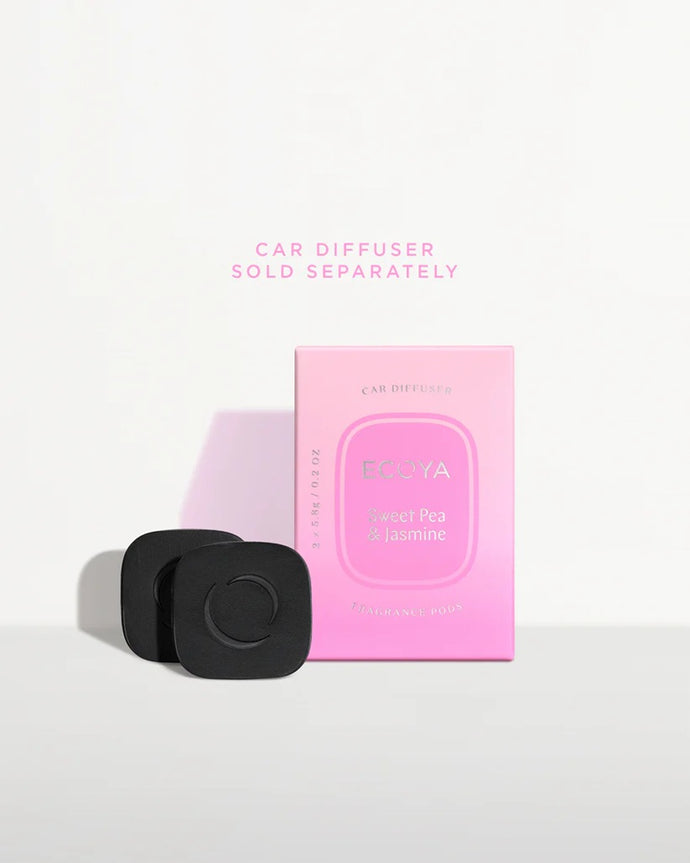 Ecoya Car Diffuser Refill - Sweet Pea & Jasmine