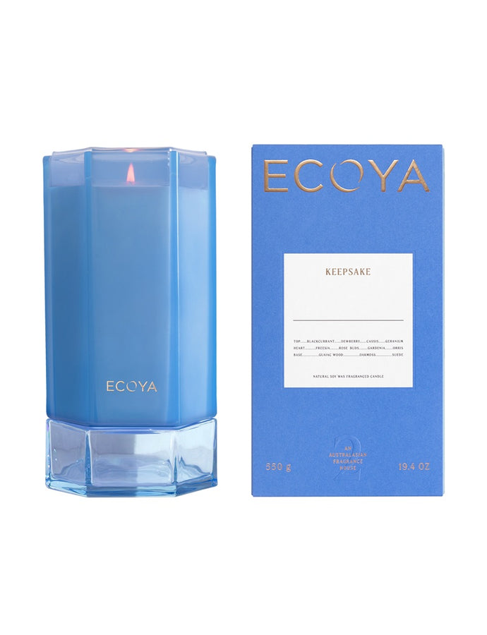 Ecoya Keepsake Candle 2 - 550g (Blue)
