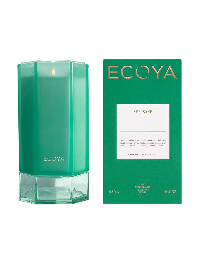 Ecoya Keepsake Candle 3 - 550g (Green)