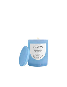 Ecoya Metro Candle 280g - Sandalwood & Amber