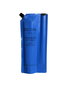 Ecoya 200ml Diffuser Refill - Sandalwood & Amber