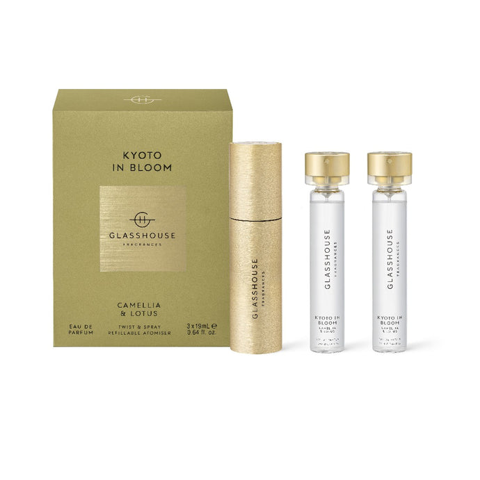 Glasshouse Fragrance - 57ml Edp (3 X 19ml) - Kyoto In Bloom - ZOES Kitchen