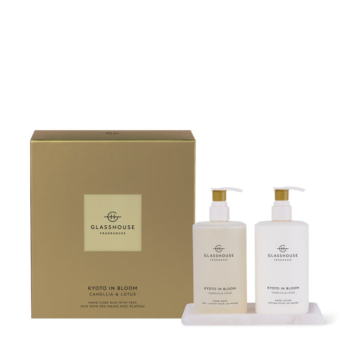 Glasshouse Fragrance - Hand Wash, Hand Lotion & Tray - Kyoto in Bloom