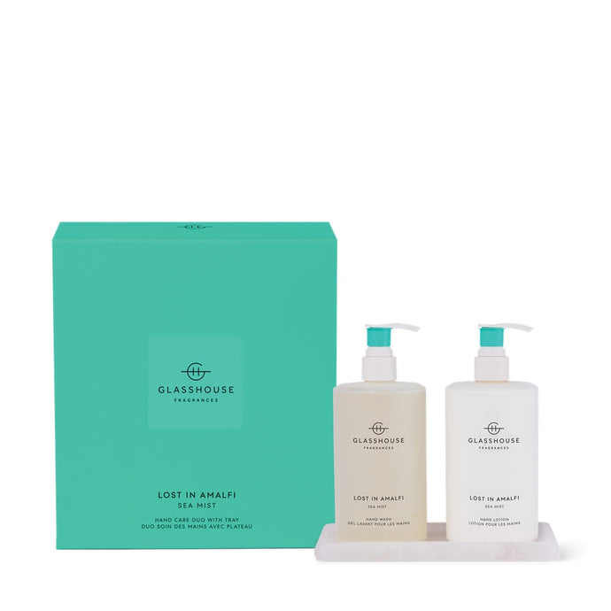 Glasshouse Fragrance - Hand Wash, Hand Lotion & Tray - Lost in Amalfi