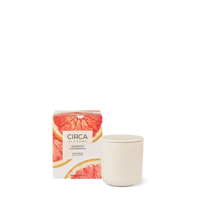 Circa Alchemy Soy Candle 300g - Grapefruit & Cedarwood