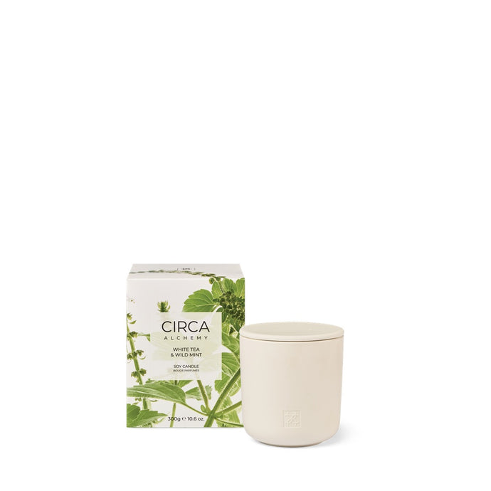 Circa Alchemy Soy Candle 300g - White Tea & Wild Mint