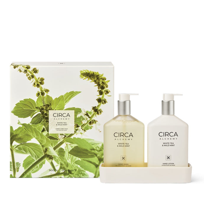Circa Alchemy Hand Care Duo Set 900ml - White Tea & Wild Mint