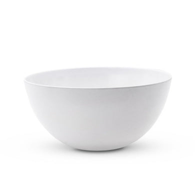 Lemon & Lime Melamine Salad Bowl Deep 25cm - White - ZOES Kitchen