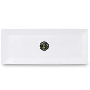 Lemon & Lime Melamine Serving Platter 49x20cm - White - ZOES Kitchen