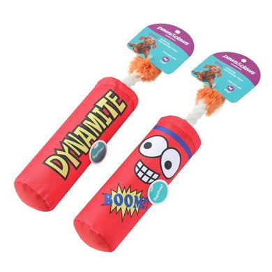Paws & Claws Dynamite Oxford Squeaky Toy Clip Strip 18x7cm - 2 Assorted - ZOES Kitchen
