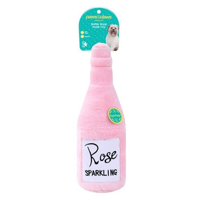 Paws & Claws Bottle Shop Plush 31x10cm - Rose - ZOES Kitchen