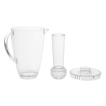 Load image into Gallery viewer, Lemon &amp; Lime Crystal Pitcher With Ice Cube &amp; Infuser 2.8L - ZOES Kitchen