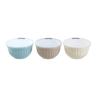 United Living Lidded Salad Bowl 3L - Assorted