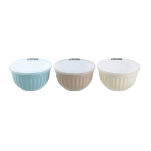United Living Lidded Salad Bowl 3L - Assorted
