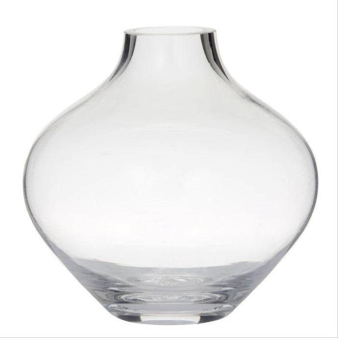 Amalfi Idah Vase Clear 16x16x17.5cm - ZOES Kitchen