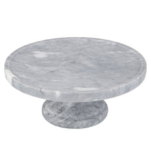 Load image into Gallery viewer, Davis &amp; Waddell Nuvolo Marble Footed Cake Stand Grey - 25x25x10cm