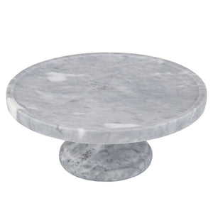 Davis & Waddell Nuvolo Marble Footed Cake Stand Grey - 25x25x10cm