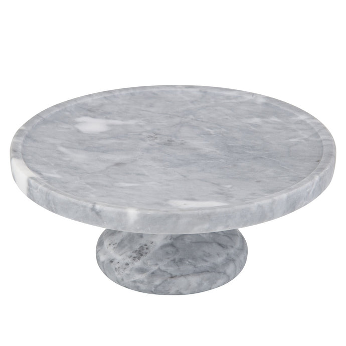 Davis & Waddell Nuvolo Marble Footed Cake Stand Grey - 25x25x10cm