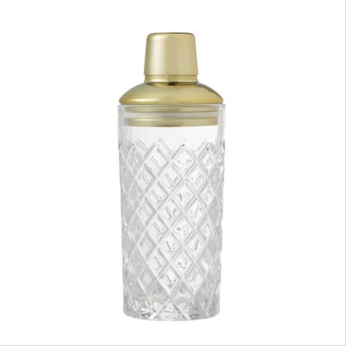 Davis & Waddell Raymond Cocktail Shaker Gold 8x8x20.5cm/400ml - ZOES Kitchen