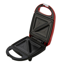Load image into Gallery viewer, Davis &amp; Waddell Electric Mini Jaffle Maker Red - 22.3x15.5x9.3cm