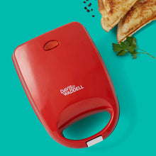 Load image into Gallery viewer, Davis &amp; Waddell Electric Mini Jaffle Maker Red - 22.3x15.5x9.3cm
