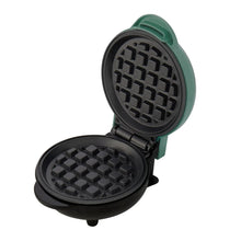 Load image into Gallery viewer, Davis &amp; Waddell Electric Mini Waffle Maker Green - 12.9x16.4x8.8cm