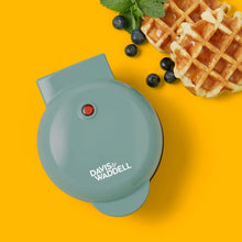 Load image into Gallery viewer, Davis &amp; Waddell Electric Mini Waffle Maker Green - 12.9x16.4x8.8cm