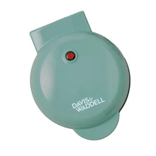 Load image into Gallery viewer, Davis &amp; Waddell Electric Mini Waffle Maker Green - 12.9x16.4x8.8cm