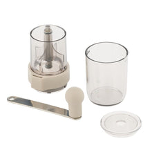 Load image into Gallery viewer, Leaf &amp; Bean Portable Coffee Grinder Taupe &amp; Black - 6.5x6x16.1cm