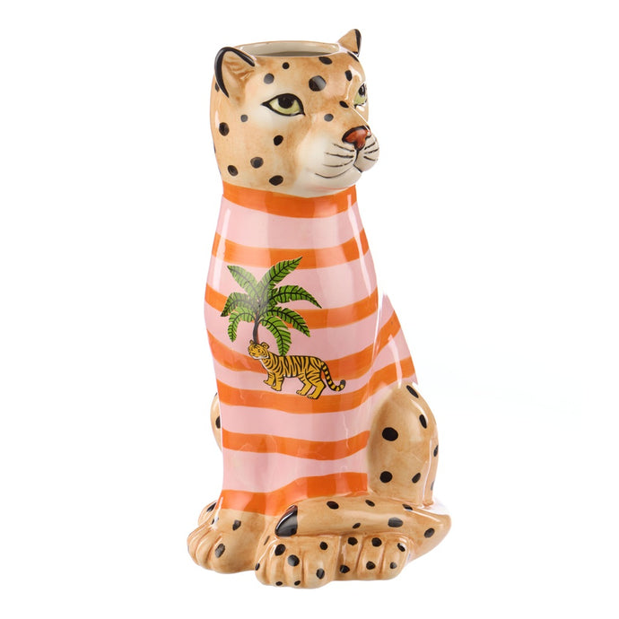 Emporium Pierson Leopard Planter - Red 17x12x25cm