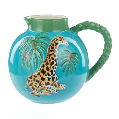 Emporium Pierson Fuller Green Giraffe Vase Multi-Coloured 18x14.5x15cm