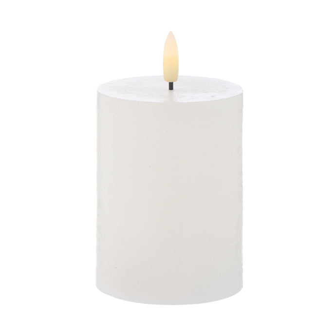 Amalfi Hughe LED Flickering Candle White - 10cm