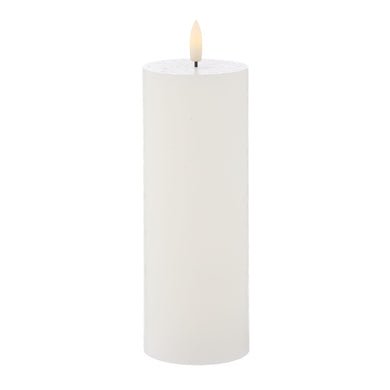 Amalfi Hughe LED Flickering Candle White - 20cm