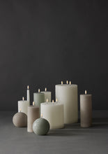 Load image into Gallery viewer, Amalfi Hughe LED Taper Candle Set of 2 White - 24cm