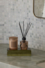 Load image into Gallery viewer, Amalfi Bernard Glass Brick Sculpture 20.2x5cm - Green