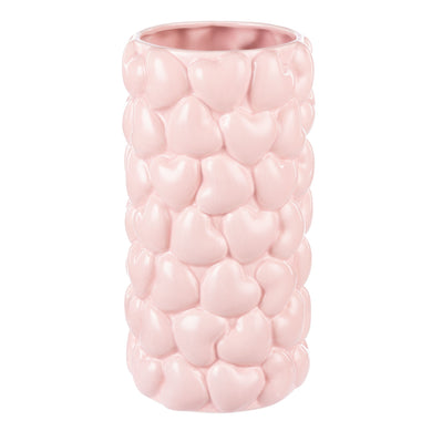 Emporium Sweetheart Vase Large Pink 15x15x28cm