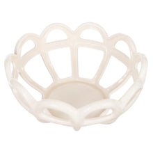 Load image into Gallery viewer, Davis &amp; Waddell Rye Stoneware Round Woven Basket Cream - 23x23x10cm