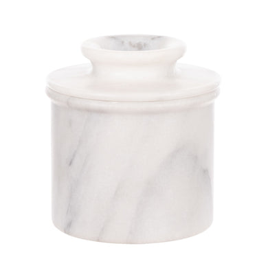 Davis & Waddell Nuvolo Marble French Butter Bell 15x8cm - White