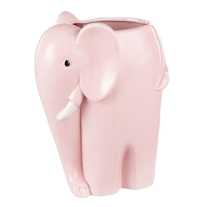 Emporium Brynlee Elephant Vase 21.1x26.5cm - Pink