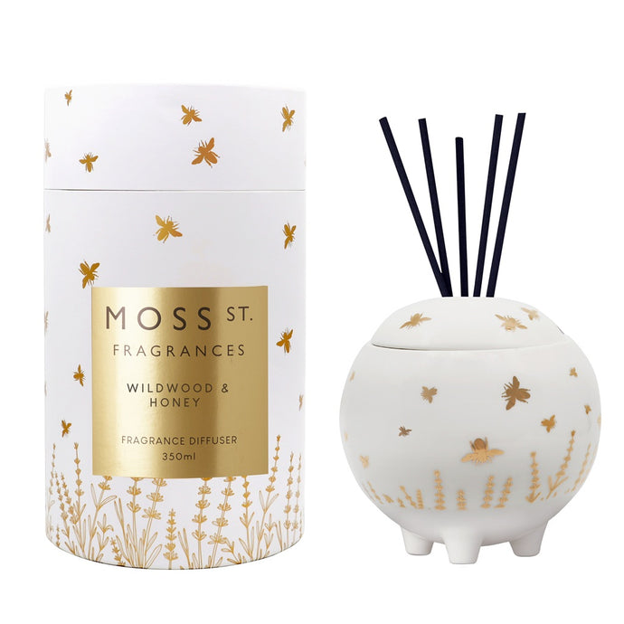 Moss St Fragrances - Fragrance Diffuser 350ml - Wildwood & Honey