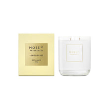 Load image into Gallery viewer, Moss St. Contemporary Lemongrass - Large Soy Candle 300g